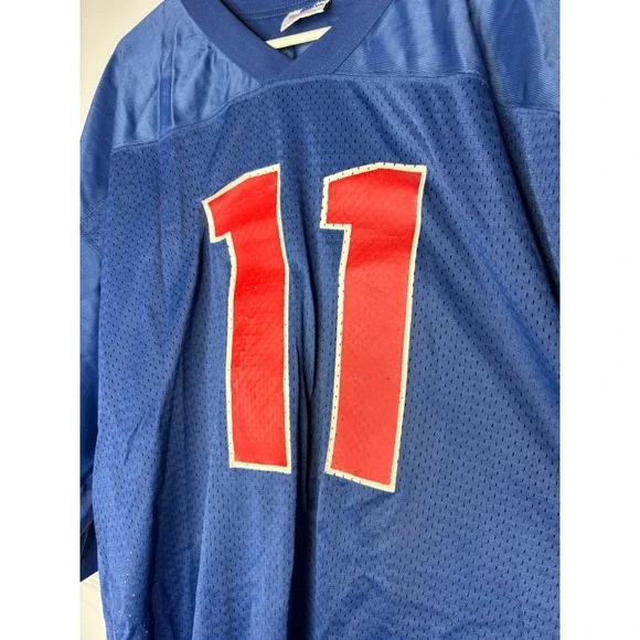 Vintage Starter New England Patriots Drew Bledsoe 11 Jersey Blue Mens XL 52